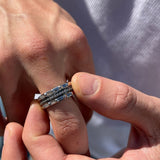 טבעת יהלומים לגבר רוגל יהלומים