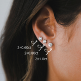 Midi stud earrings מחירון