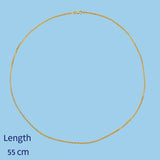 שרשרת רומבו זהב צהוב