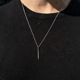 שרשרת יהלומים שחורים לגבר זהב לבן