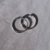 Pave Diamonds Hoops