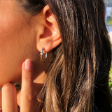 עגילי חישוק יהלומים Chablis