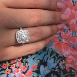 טבעת יהלומים אמיליה