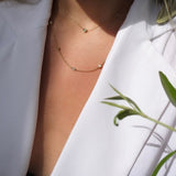 שרשרת צ'וקר יהלום