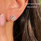 תוסף ג׳אקט לעגילי יהלומים זהב צהוב