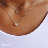 תליון יהלום לב