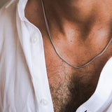 שרשרת רומבו זהב לבן