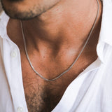 שרשרת רומבו זהב לבן