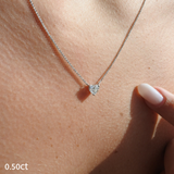 תליון יהלום לב