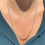 ROMBO CHAIN WHITE GOLD