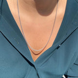 ROMBO CHAIN WHITE GOLD