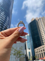 טבעת יהלומים 4 קראט One of A Kind