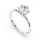 טבעת אירוסין כרמן 1.5 קראט - זהב לבן