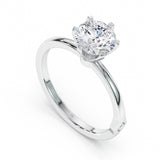 טבעת אירוסין כרמן 1.2 קראט - זהב לבן