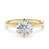 טבעת אירוסין כרמן 2 קראט - זהב צהוב