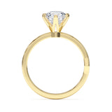 טבעת אירוסין כרמן 1.5 קראט - זהב צהוב