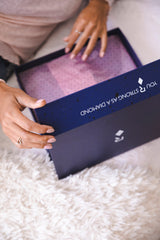 One of A Kind - טבעת יהלום צהוב ואבני ספיר עם יהלומים