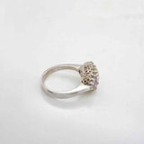 One of A Kind - טבעת יהלום צהוב ואבני ספיר עם יהלומים