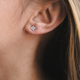 בודד- עגיל יהלומים איימי- זהב צהוב