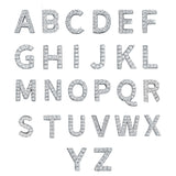 שרשרת אותיות משולבת יהלומים