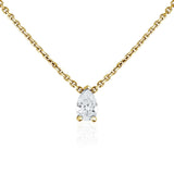 תליון יהלום טיפה ארה