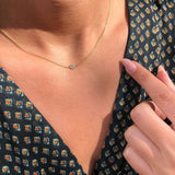 שרשרת צ'וקר יהלום