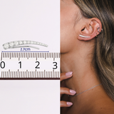 עגיל יהלומים מטפס