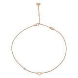 אות עם יהלום זהב אדום