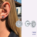 עגילי midi halo