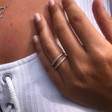 טבעת יהלומים קים זהב צהוב