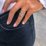 טבעת יהלומים קים זהב צהוב