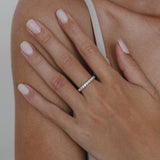 טבעת יהלומים הלן זהב צהוב