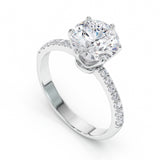 טבעת יהלום 2 קראט אריאל