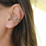 הליקס יהלומים ללא חור זהב צהוב