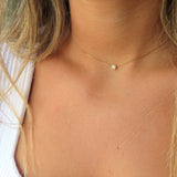 שרשרת צ'וקר יהלום