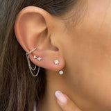 תוסף שרשרת לעגיל - זהב צהוב