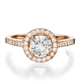 טבעת אירוסין לני זהב אדום