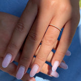 טבעת יהלומים לין זהב אדום