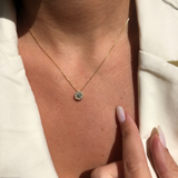 תליון mini halo בזהב צהוב