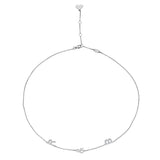 שרשרת אותיות משולבת יהלומים