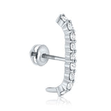 עגיל יהלומים לנה (בודד)