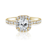 טבעת אירוסין סטפני זהב צהוב