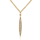 שרשרת יהלומים לגבר זהב צהוב