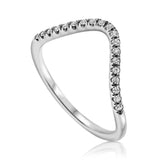 טבעת יהלומים קשת