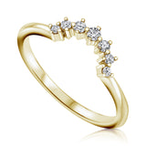 טבעת יהלומים גאיה זהב צהוב