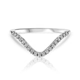 טבעת יהלומים קשת