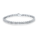 צמיד טניס יהלומים מיראז׳