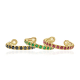 הליקס יהלומים ללא חור זהב צהוב