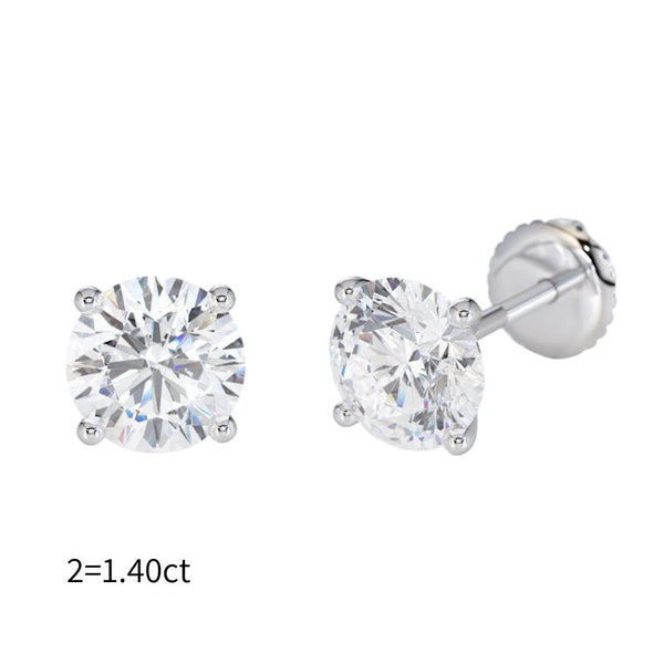 Diamond Stud Earrings 1.4 Carat