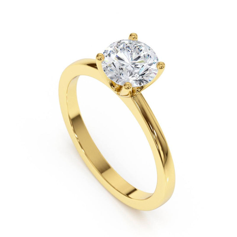 טבעת אירוסין ליה זהב צהוב
